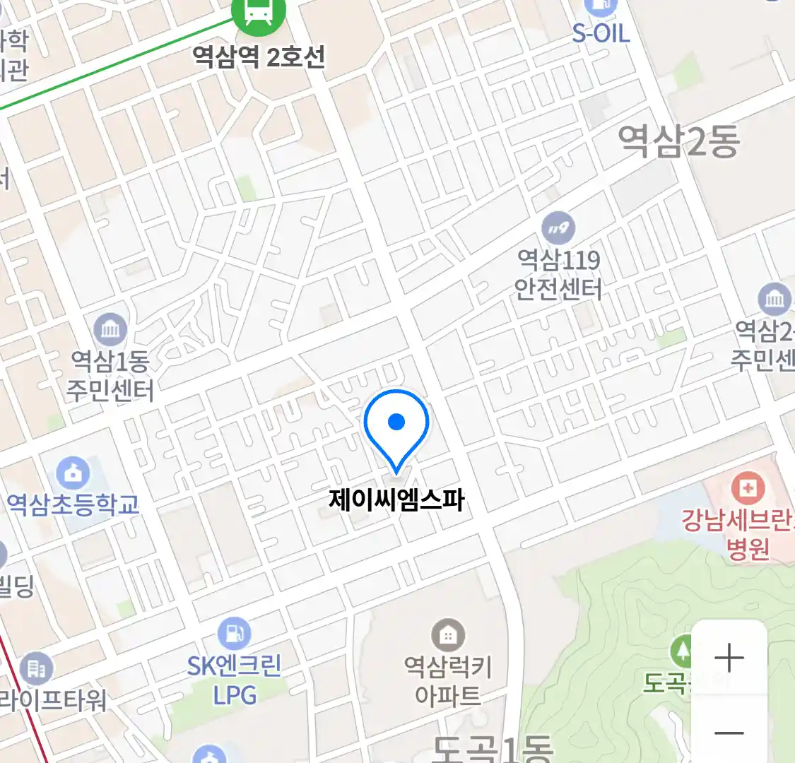 제이씨엠스파 지도