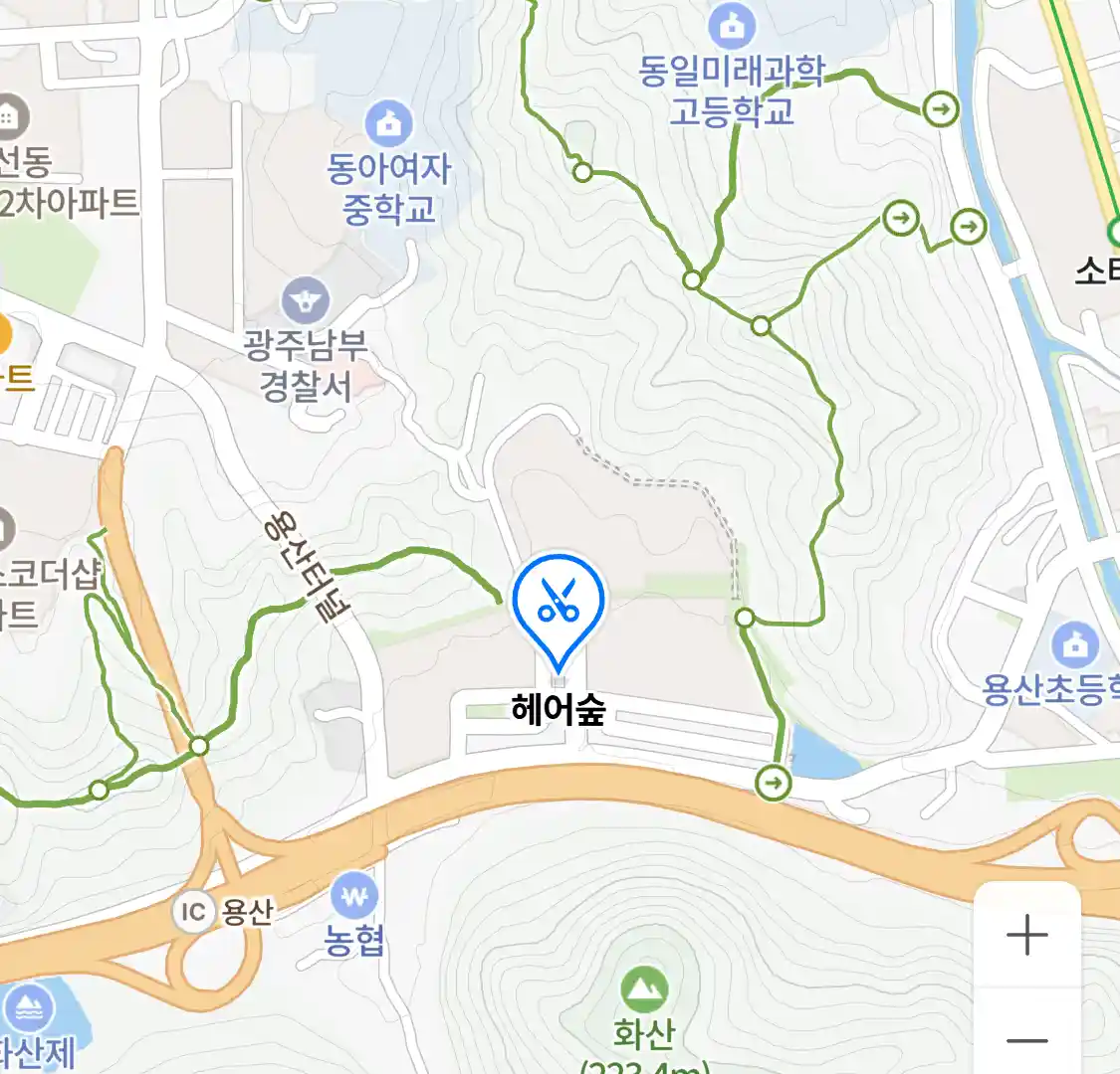 헤어숲 위치