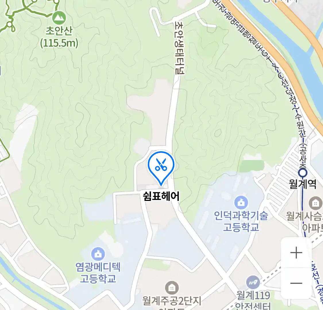 쉼표헤어 위치