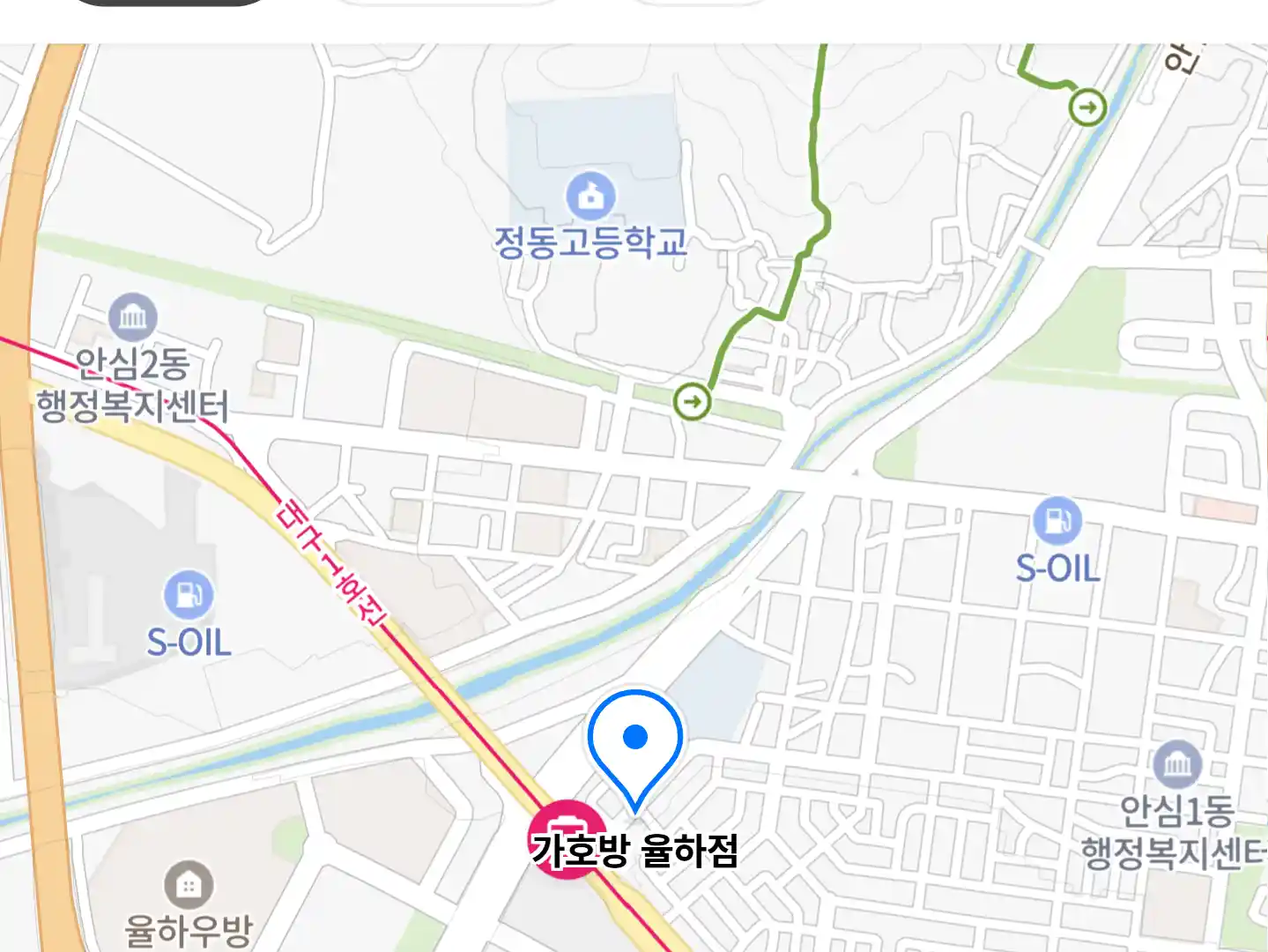 가호방 율하점 위치