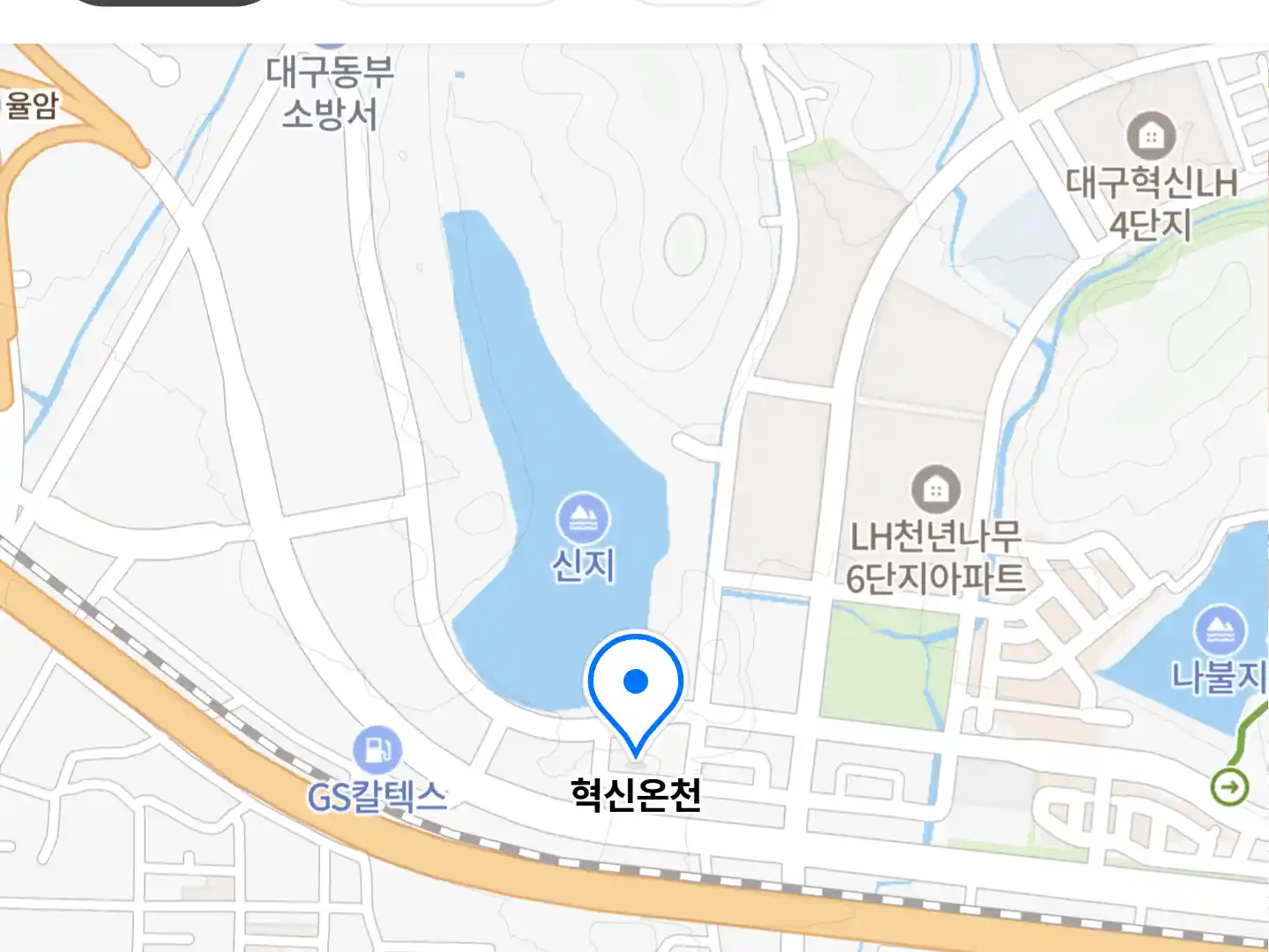 혁신온천 위치