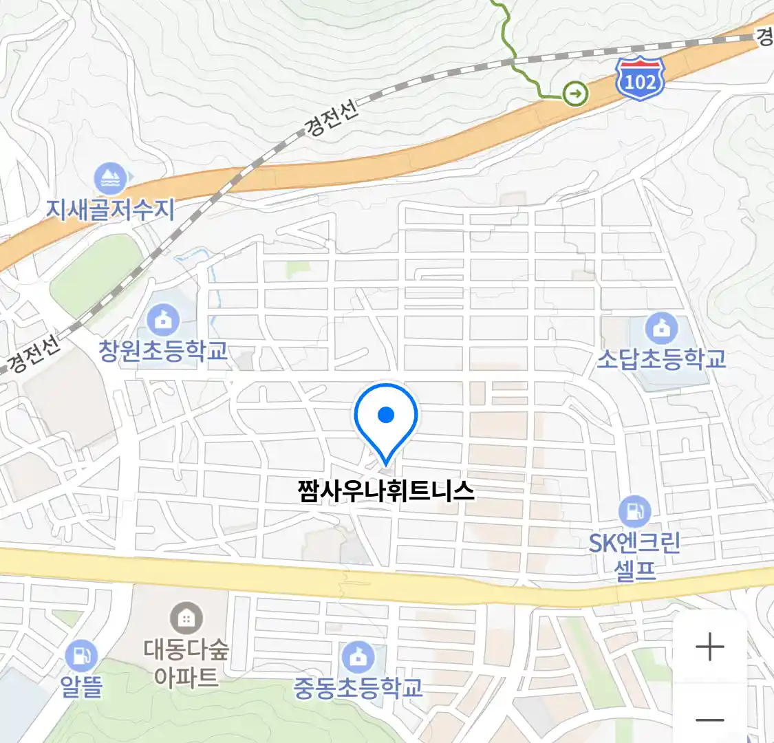 짬사우나휘트니스 위치