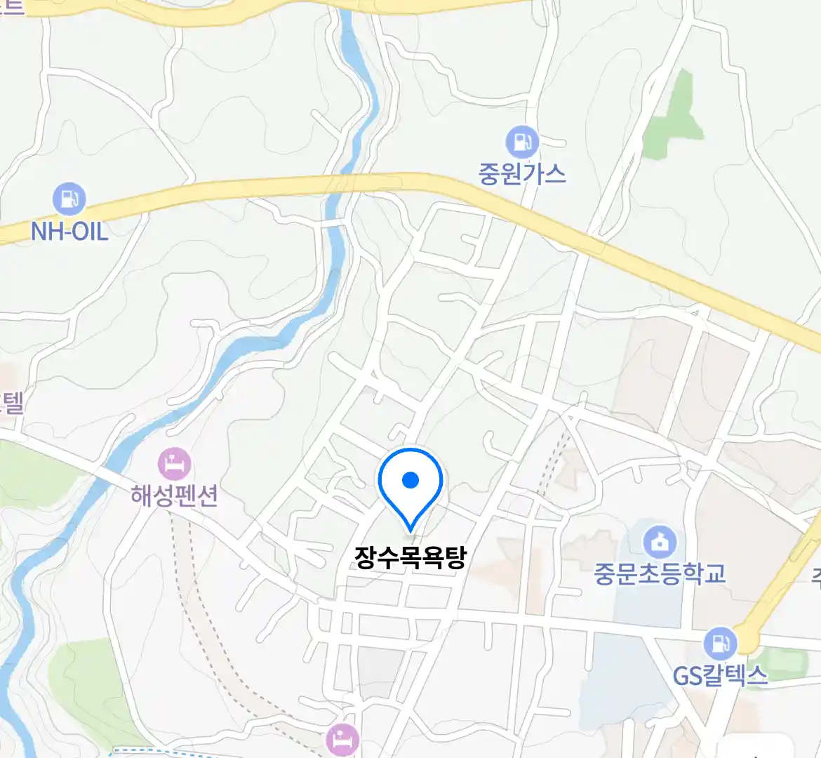 장수목욕탕 위치
