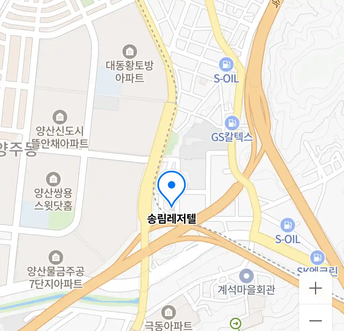 송림레저텔 위치