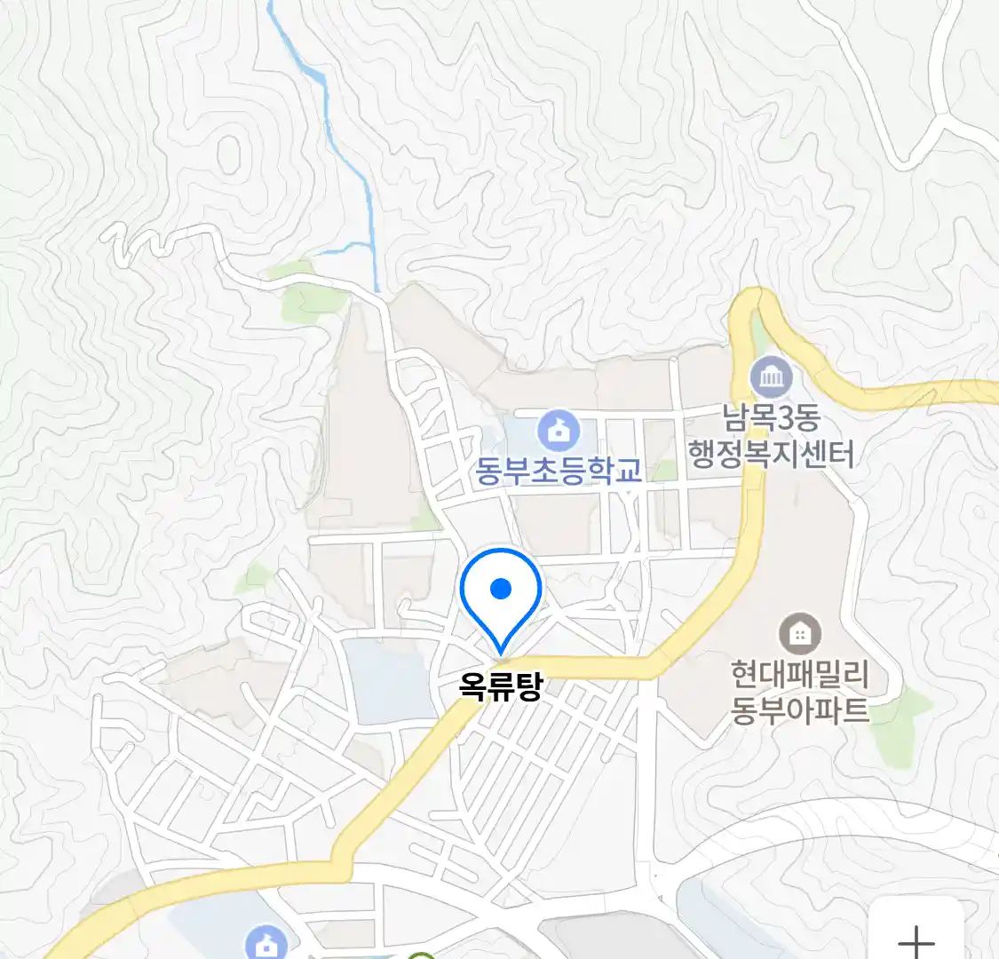 옥류탕 위치