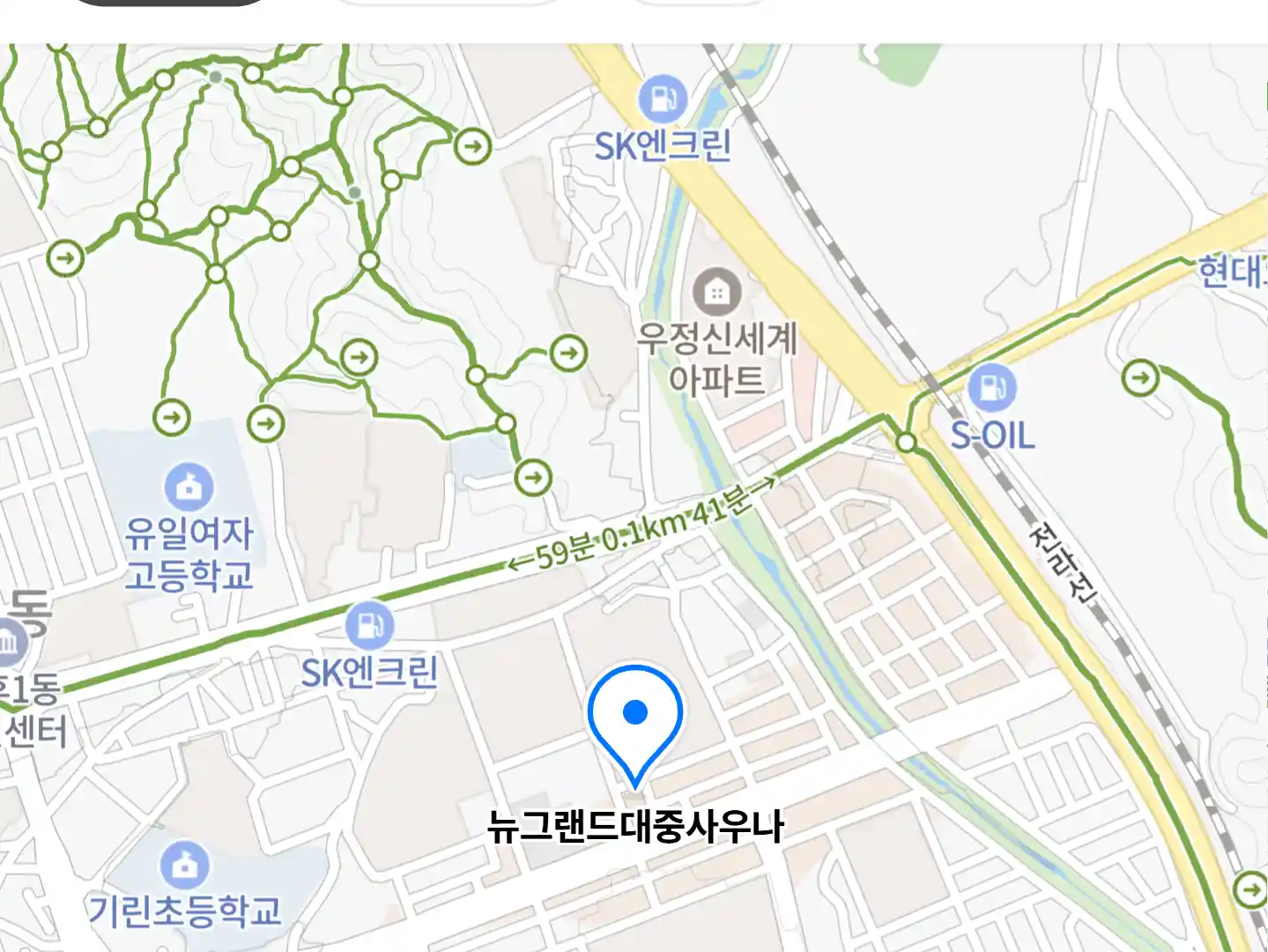 뉴그랜드대중사우나 위치