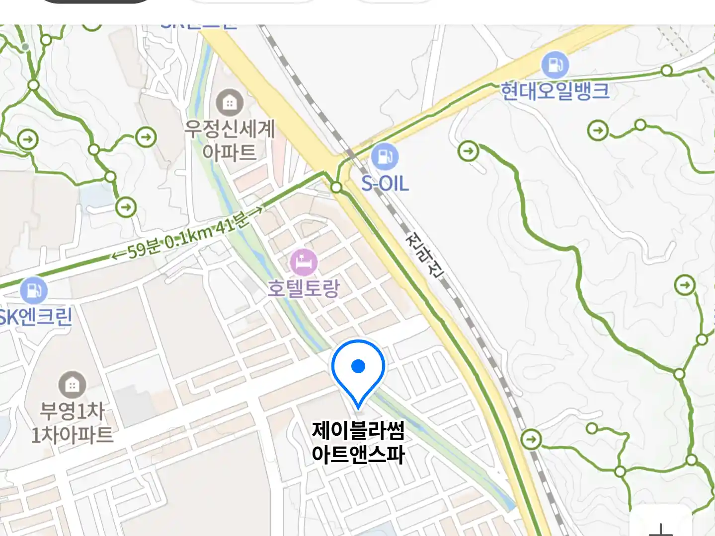 제이블라썸 아트앤스파 위치