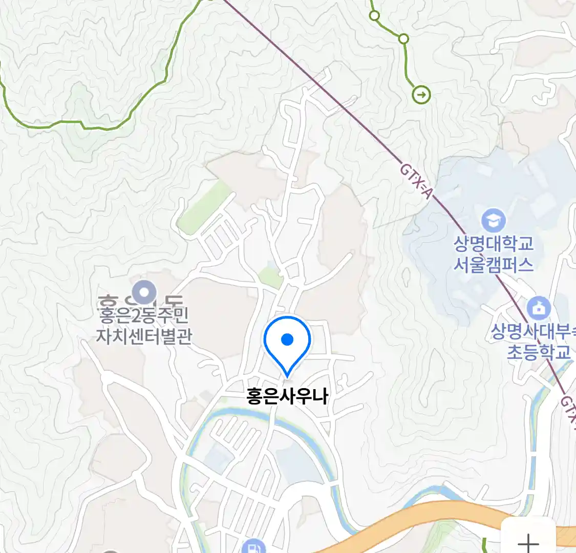 홍은사우나 위치