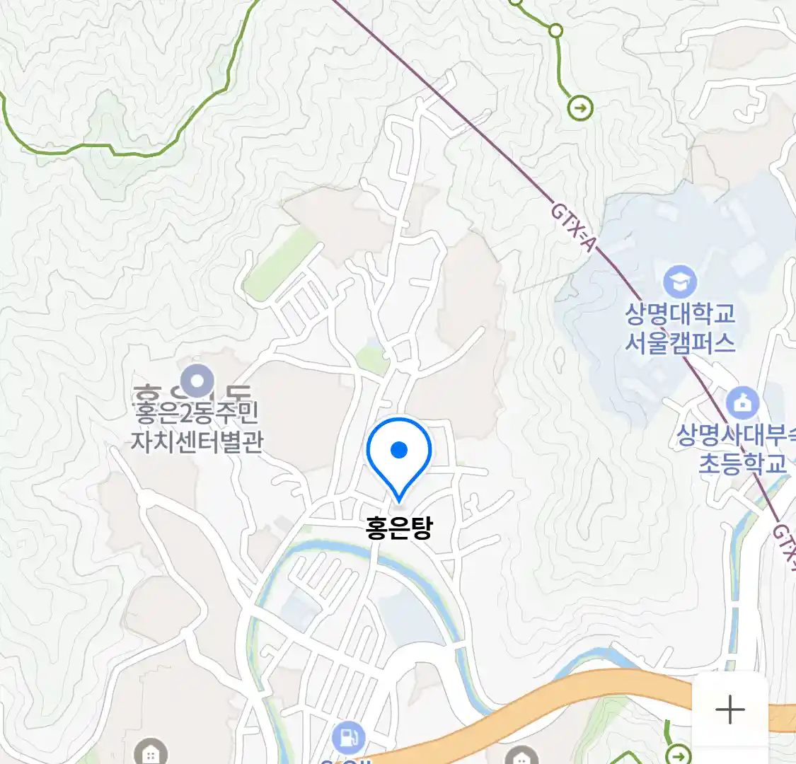 홍은탕 위치