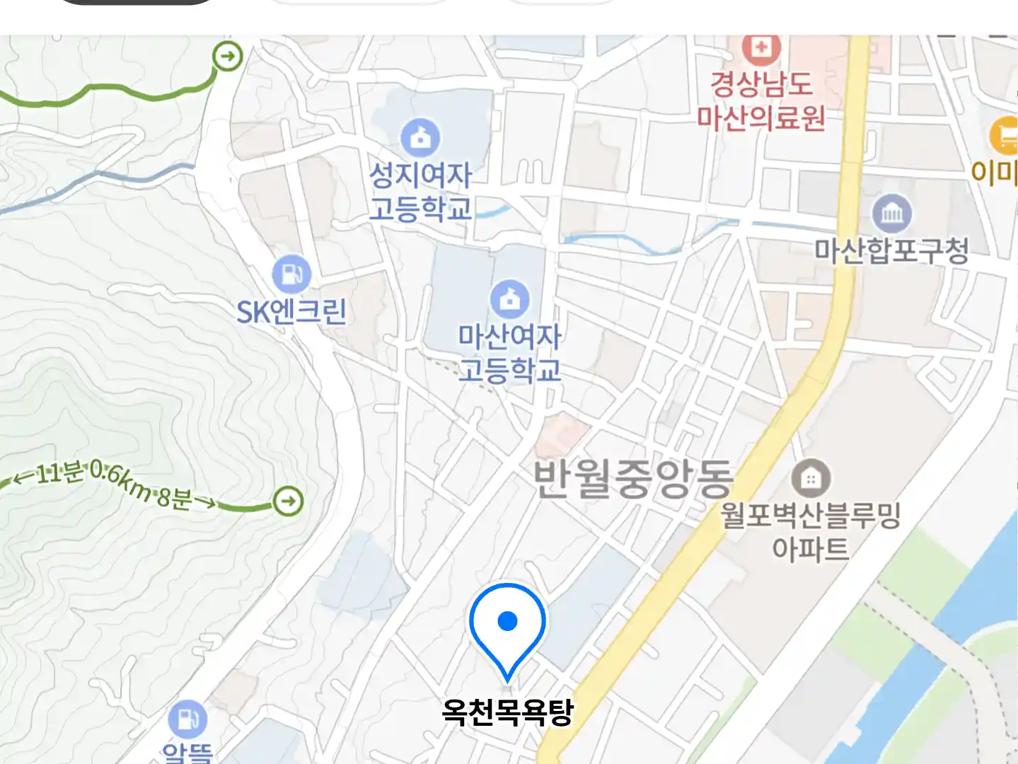 옥천목욕탕 위치