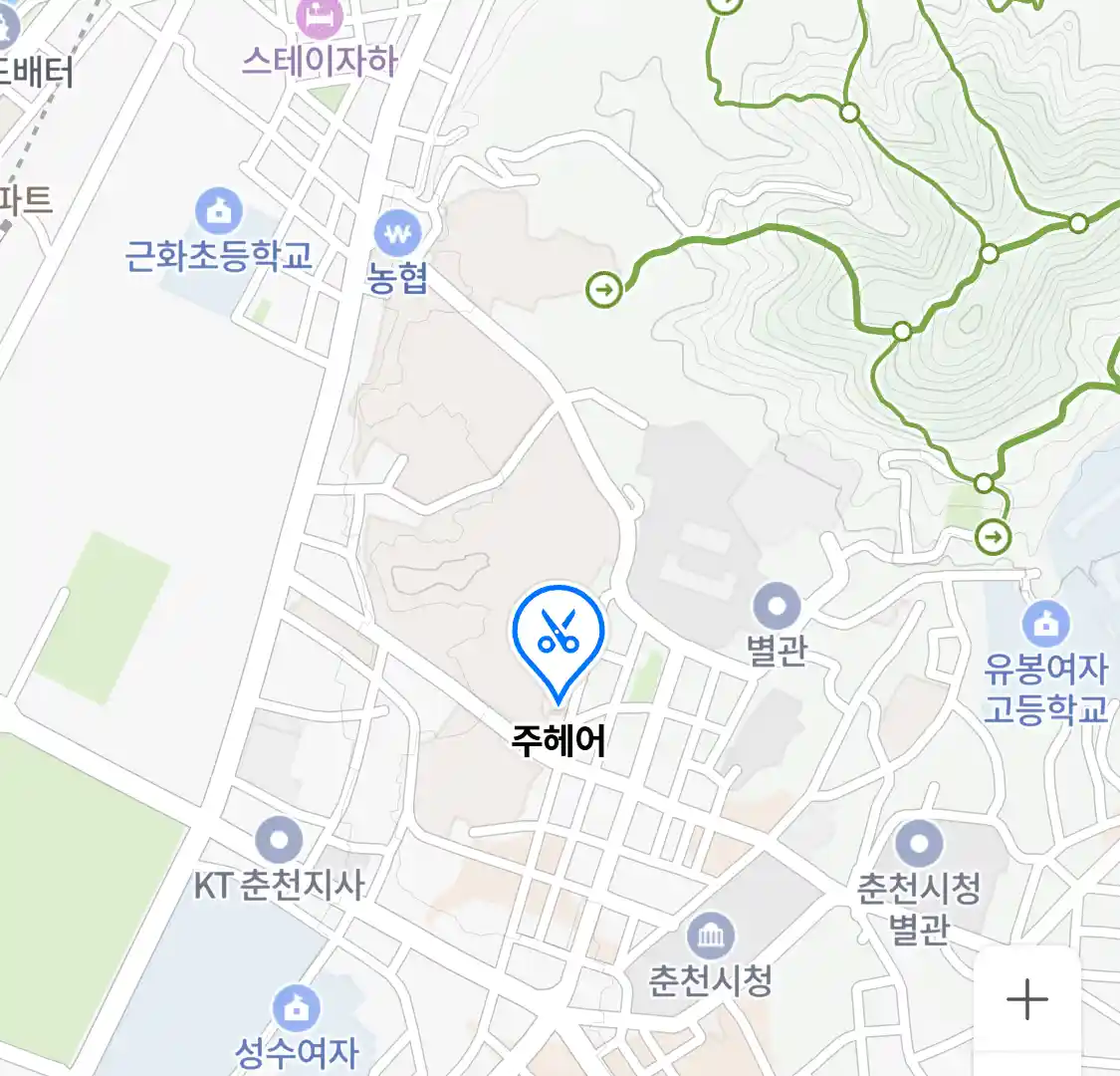주헤어 위치