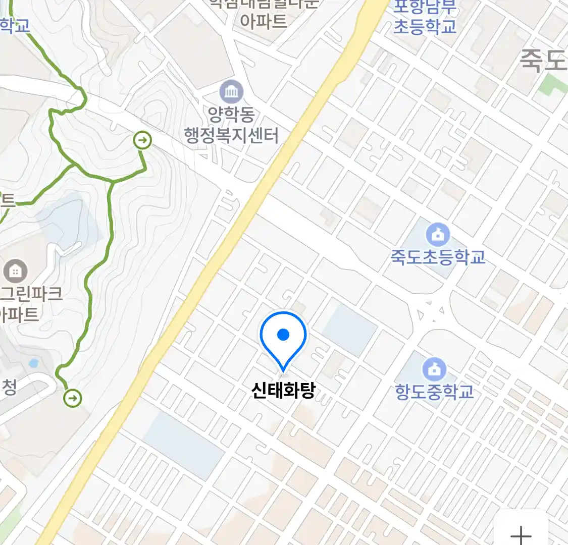 신태화탕 지도