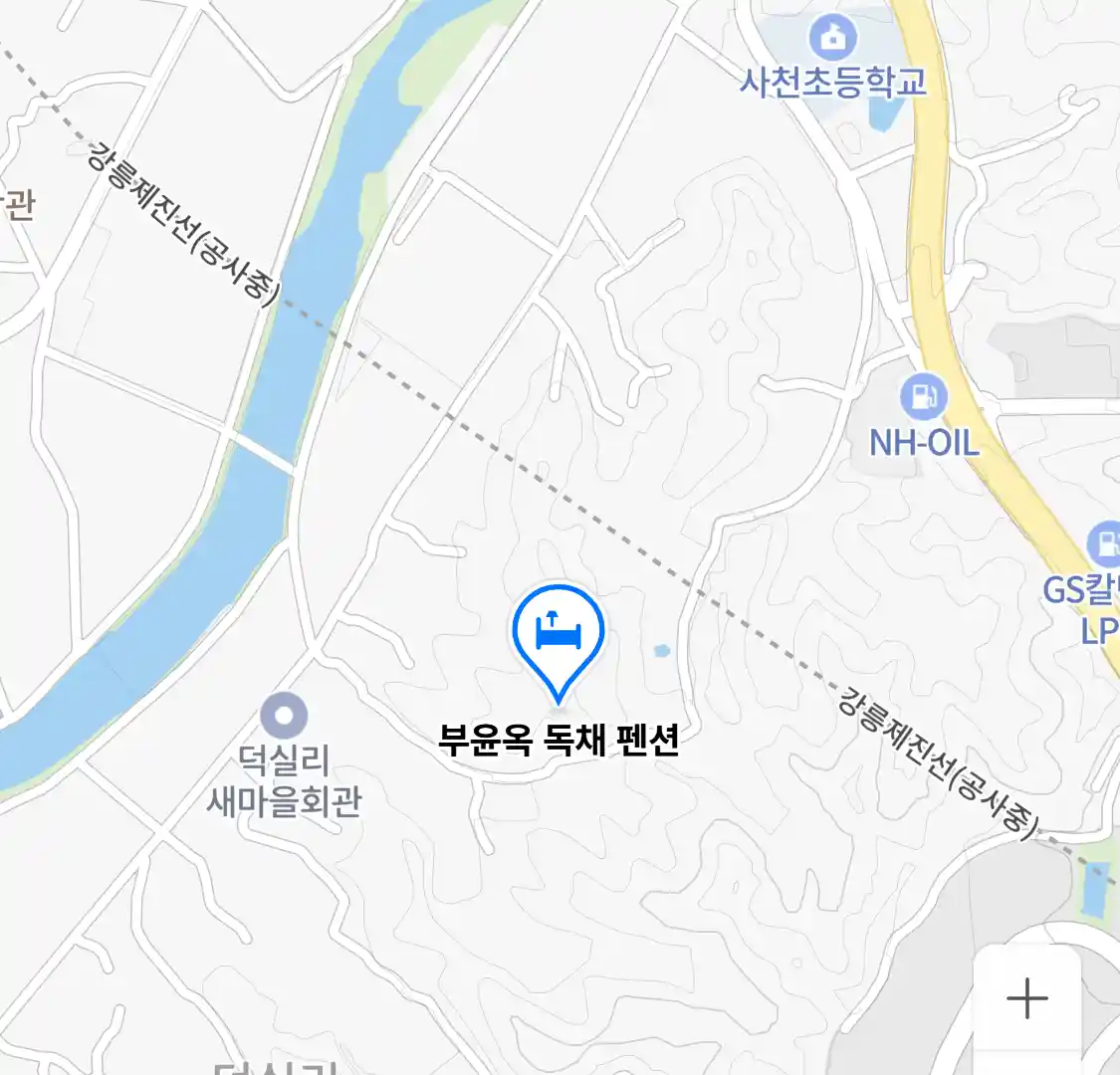 부윤옥 독채 펜션 위치
