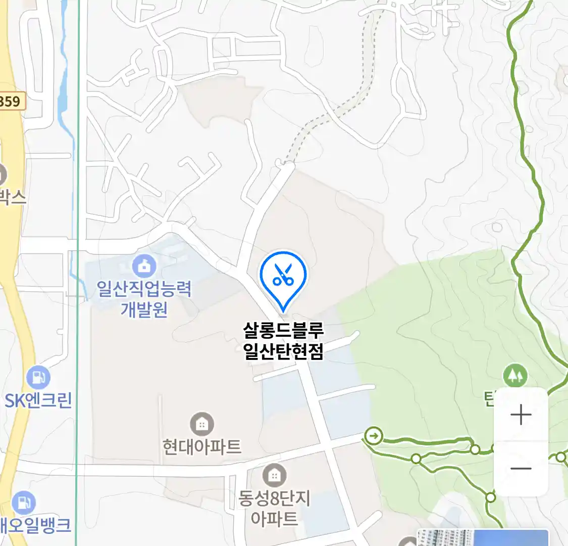 살롱드블루 일산탄현점 위치
