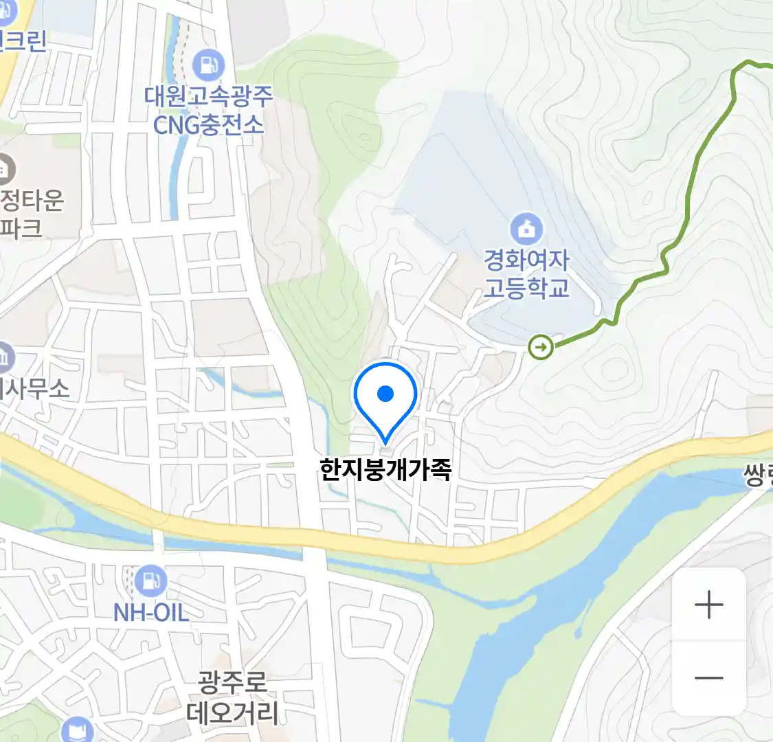 한지붕개가족 위치