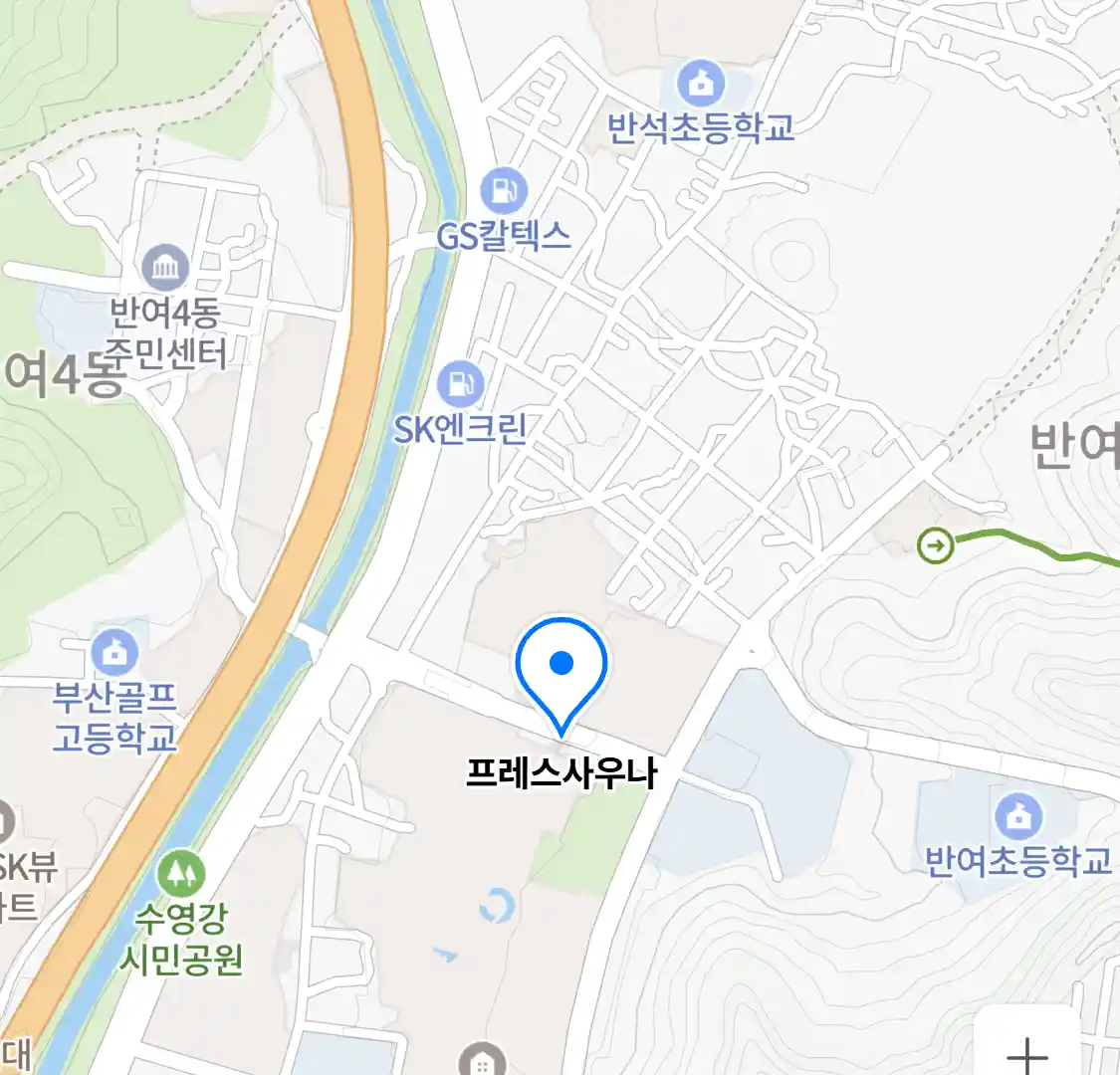 프레스사우나 위치