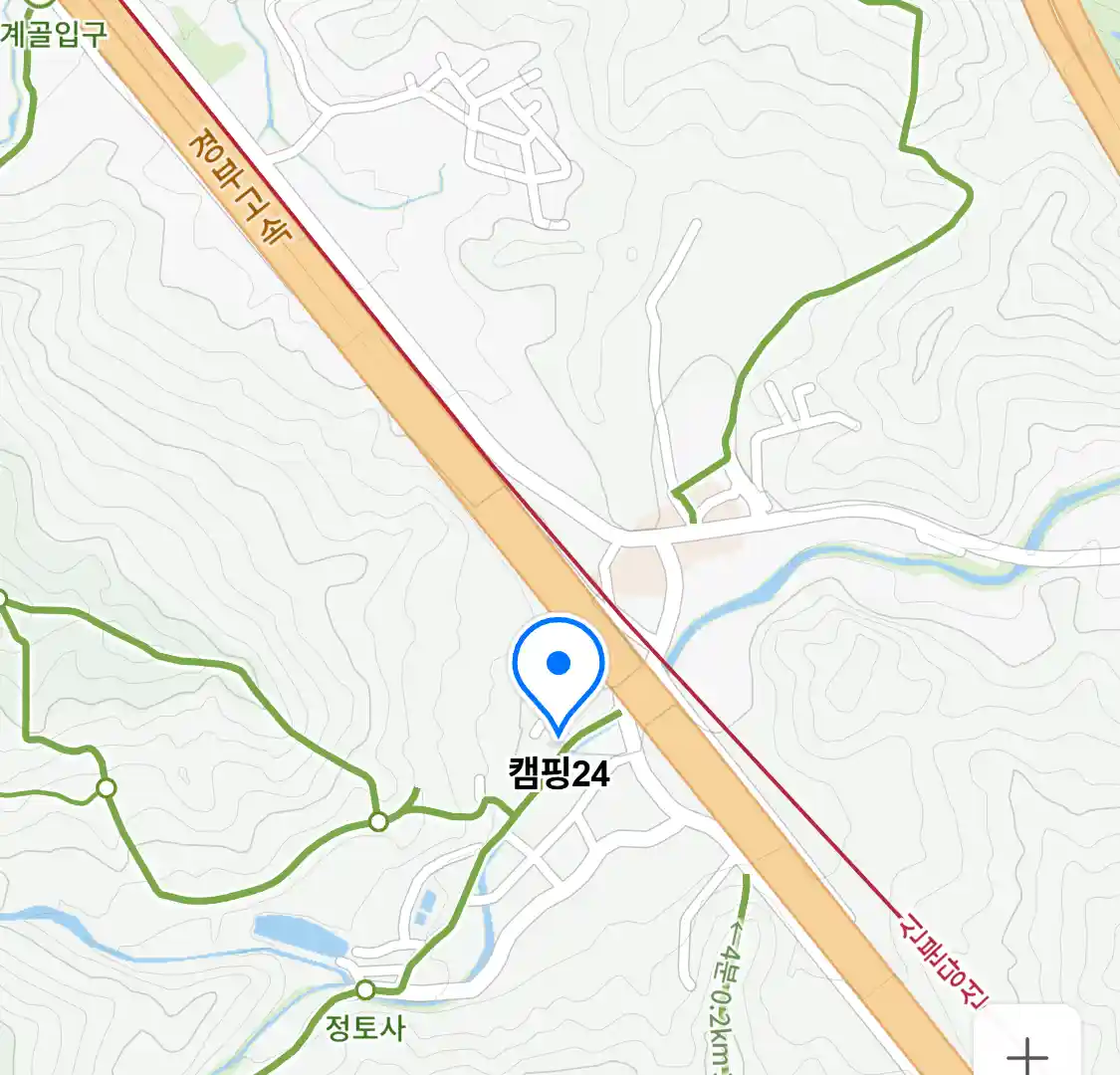 캠핑24 위치