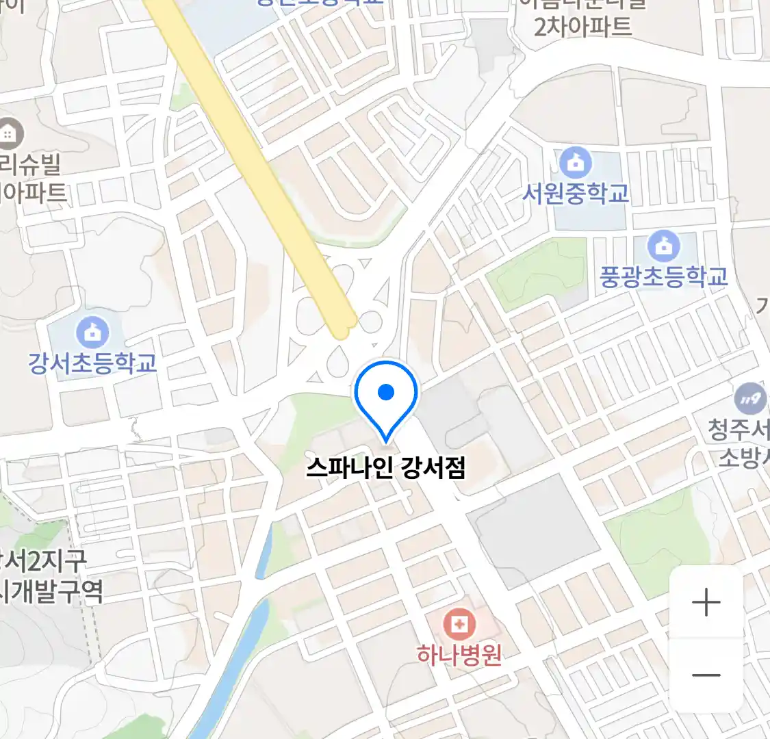스파나인 강서점 위치