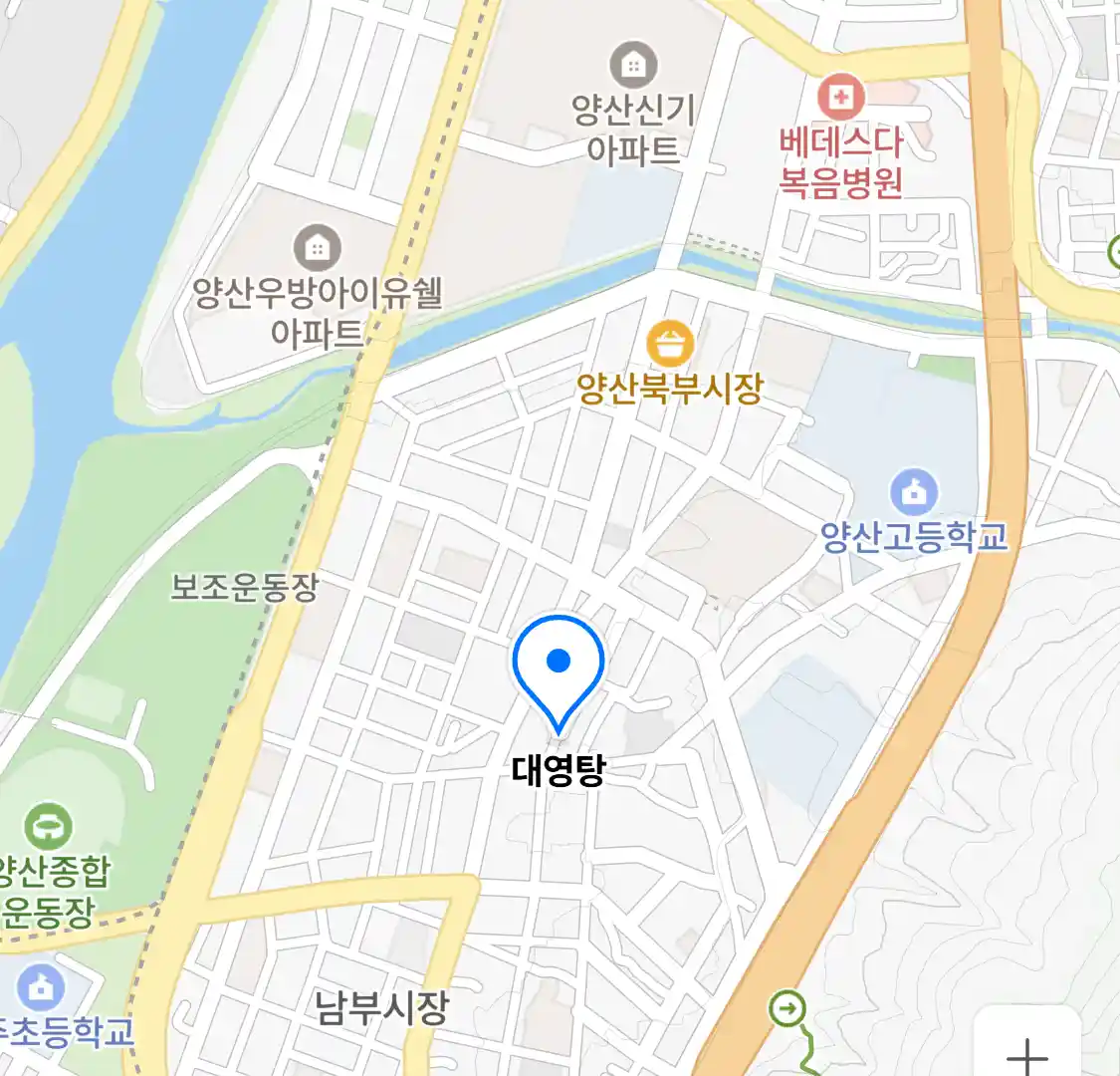 대영탕 위치
