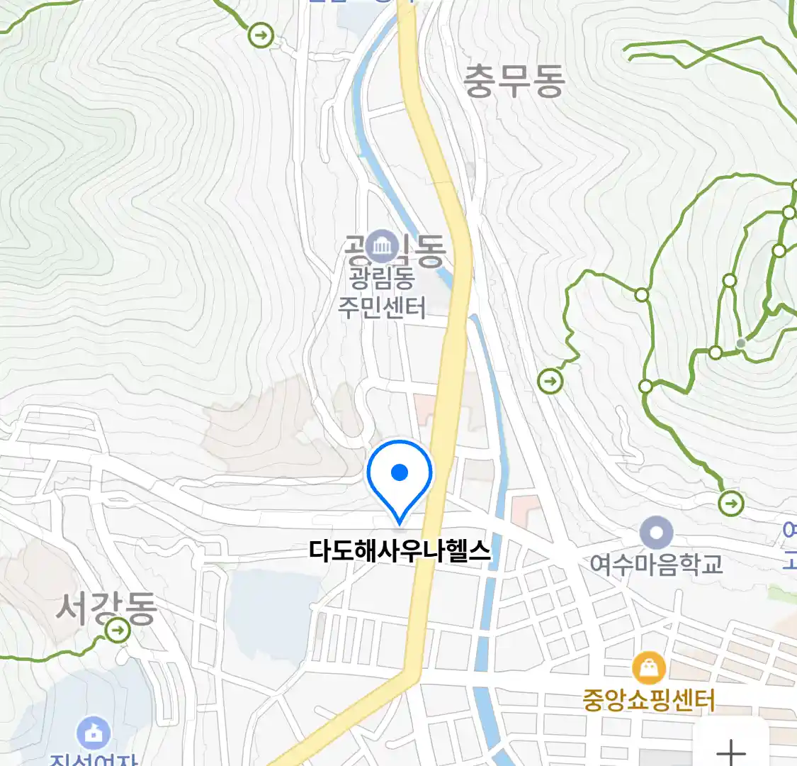 다도해사우나헬스 위치