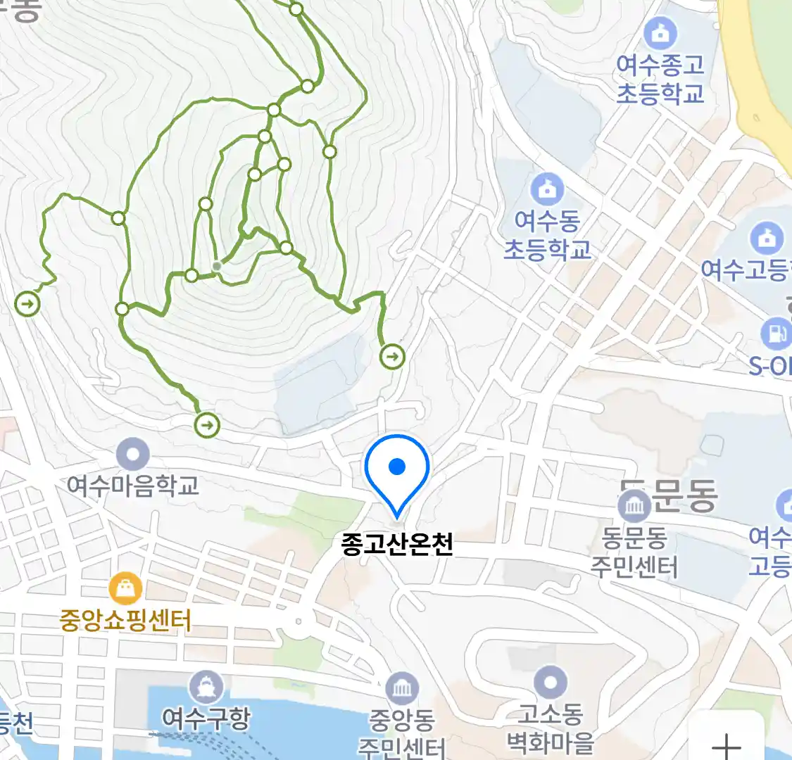 종고산온천 위치