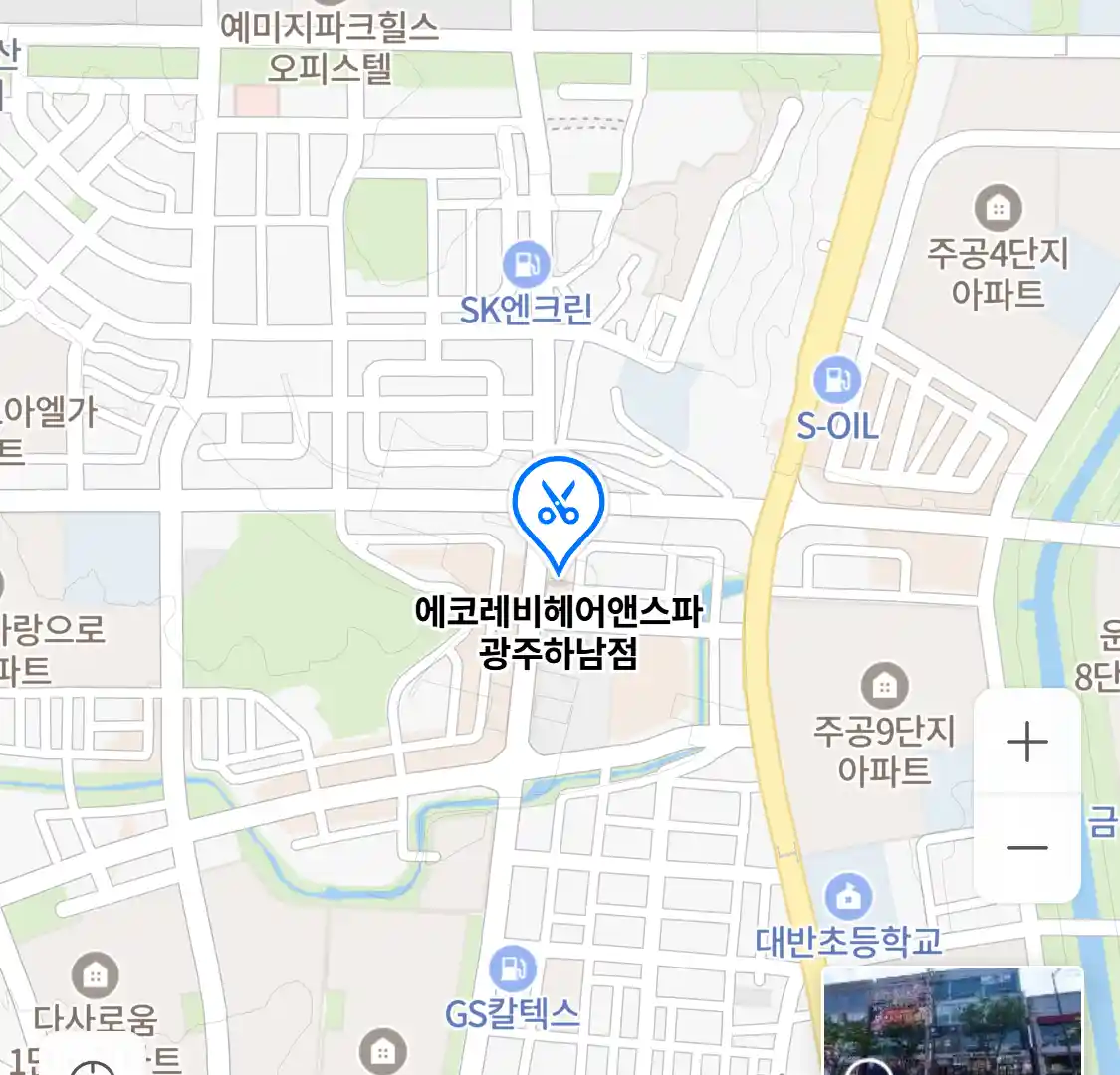 에코레비헤어앤스파 광주하남점 위치