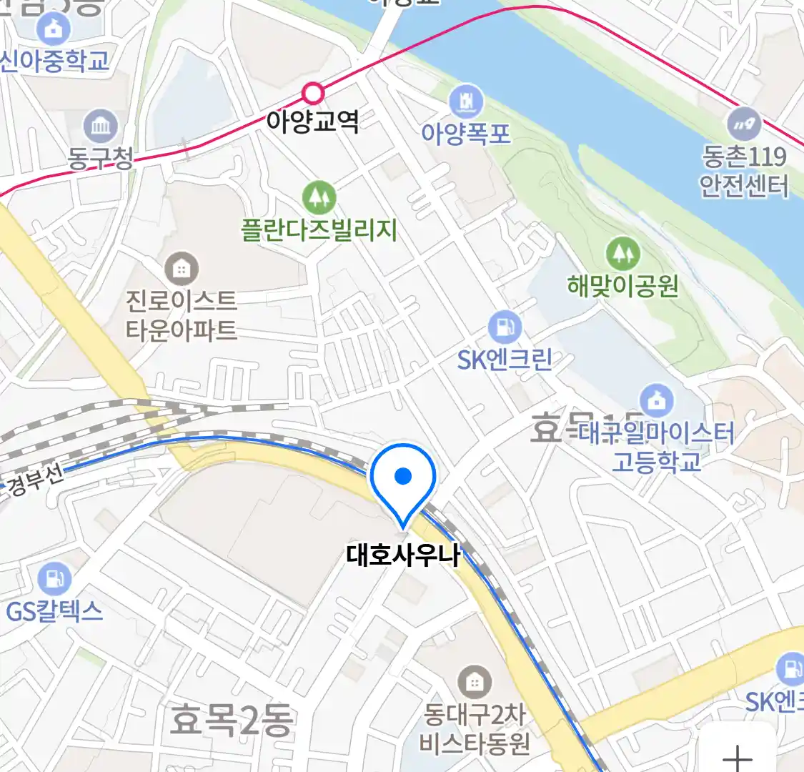 대호사우나 위치