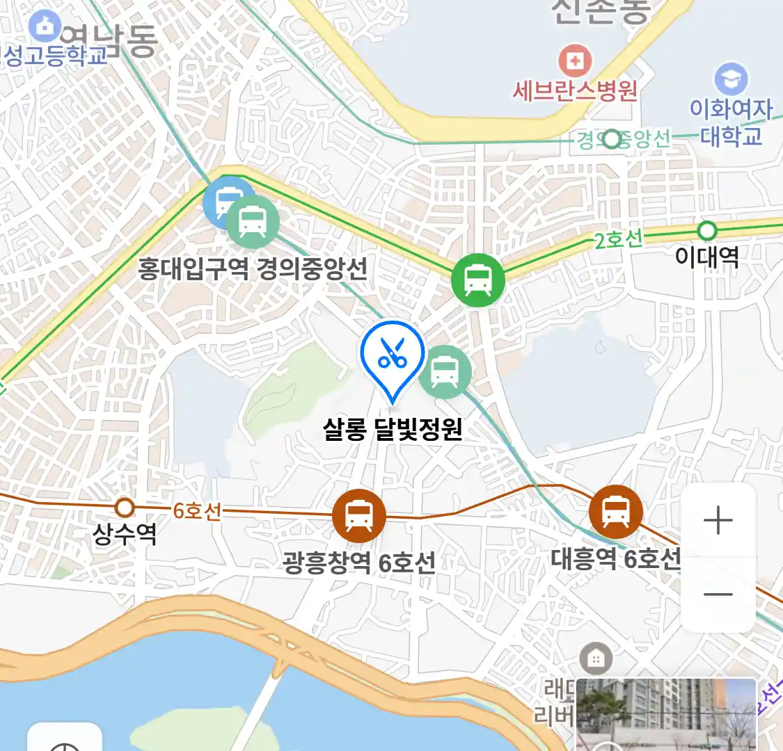 살롱 달빛정원 위치