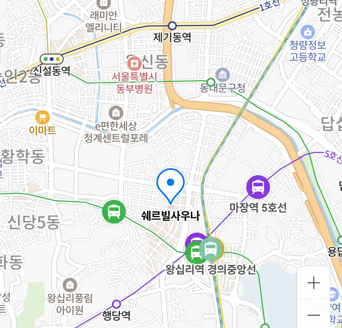 쉐르빌사우나 위치