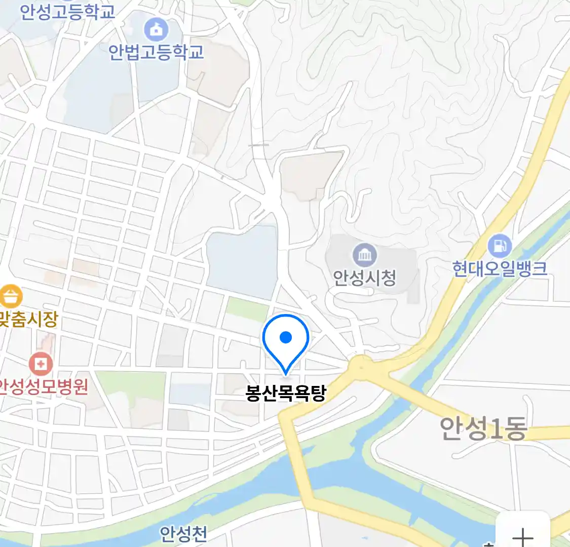 봉산목욕탕 위치