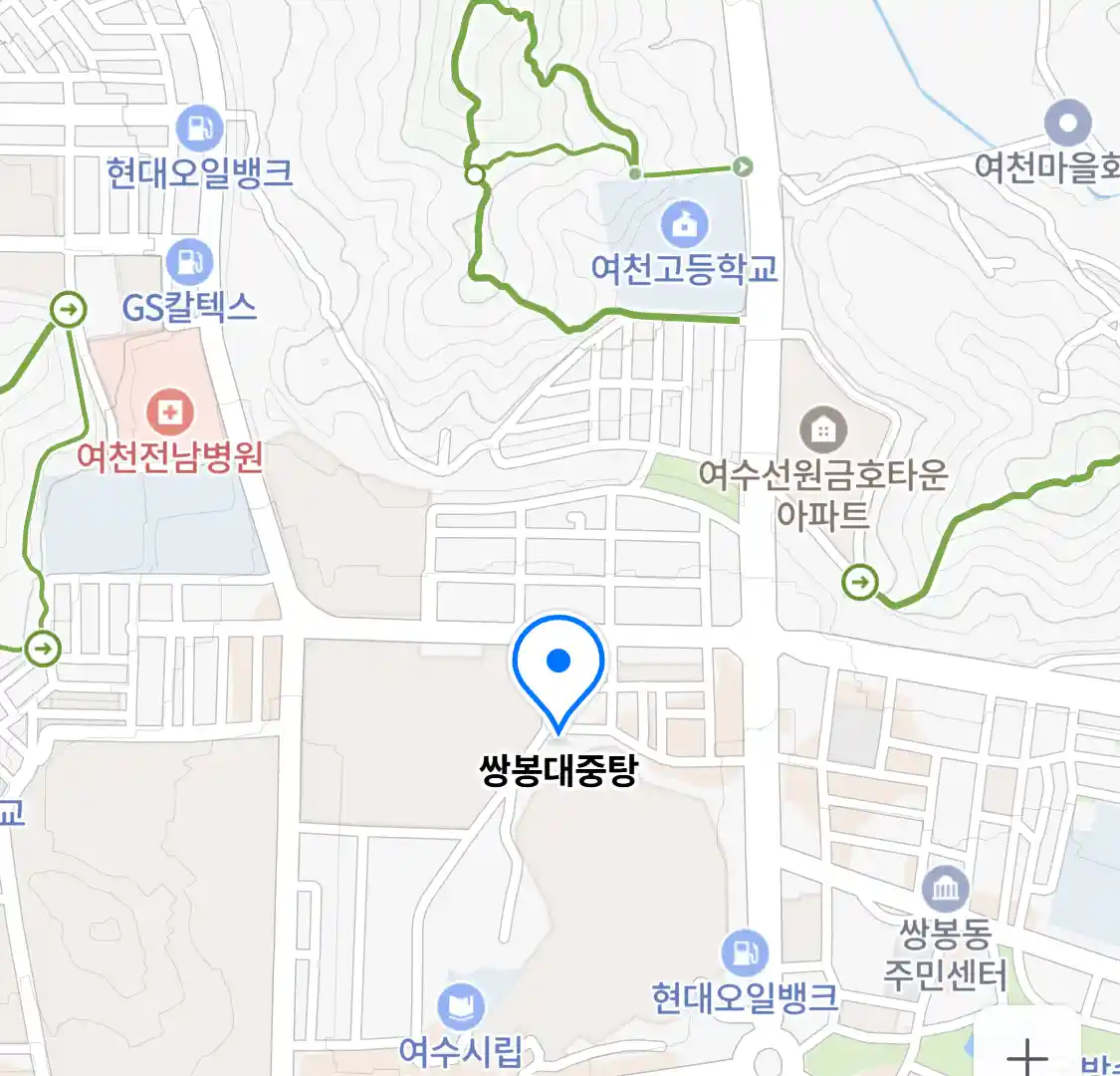 쌍봉대중탕 지도