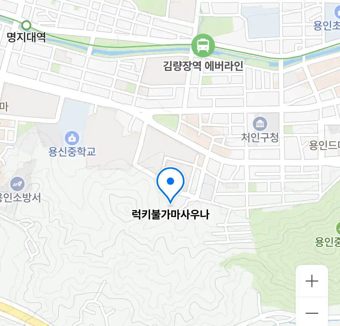 럭키불가마사우나 위치