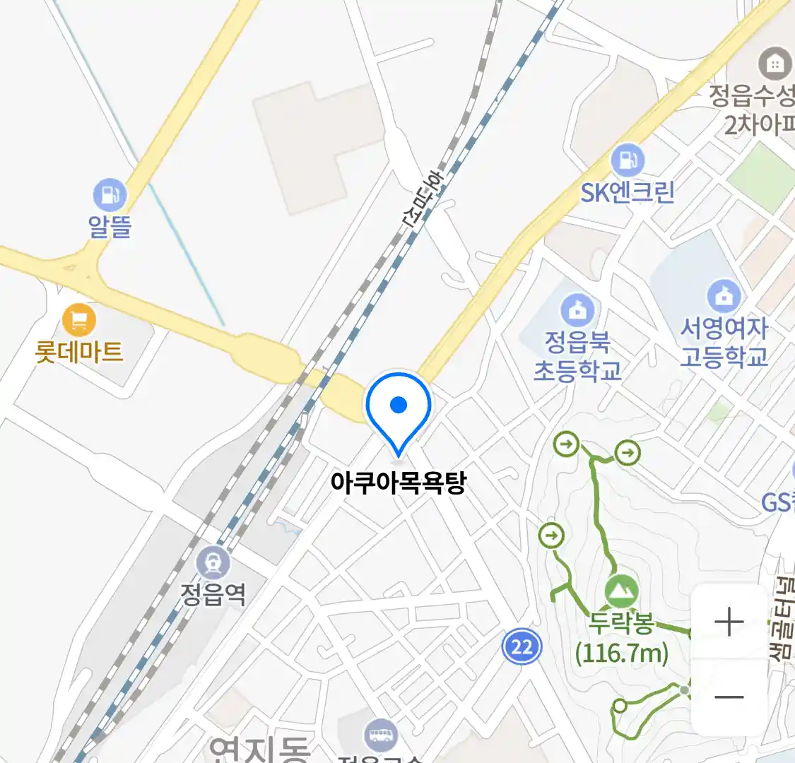 아쿠아목욕탕 위치