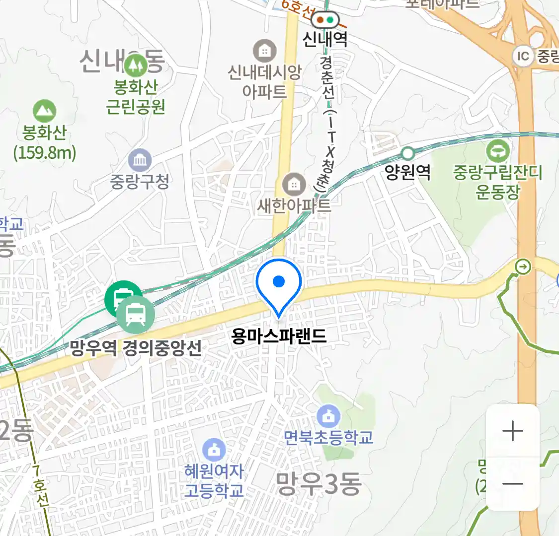 용마스파랜드 위치