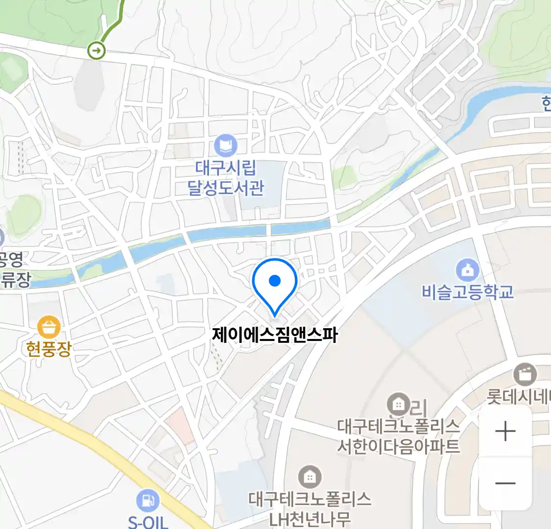 제이에스짐앤스파 위치