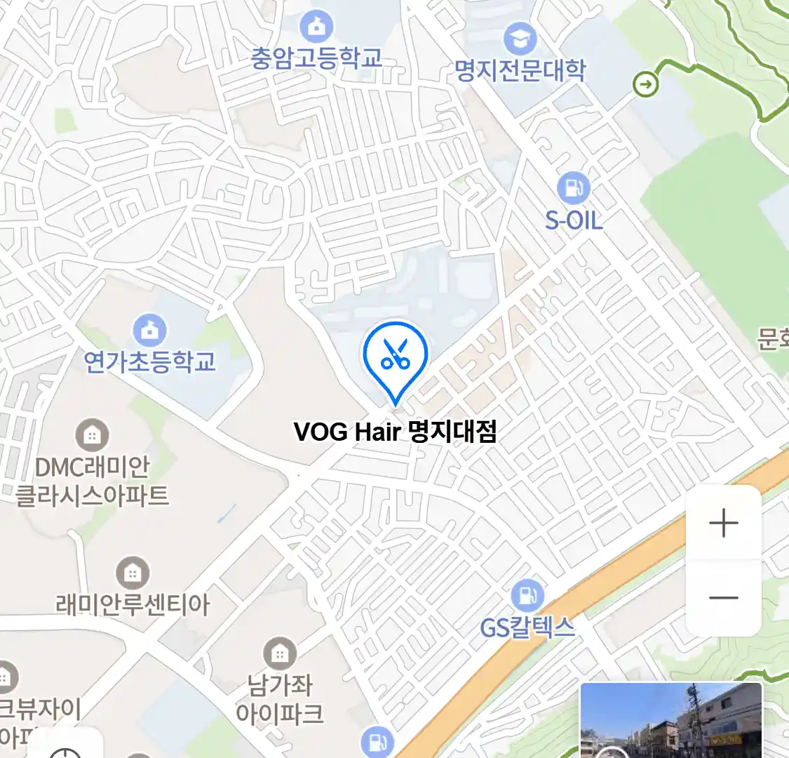 VOG Hair 명지대점 위치