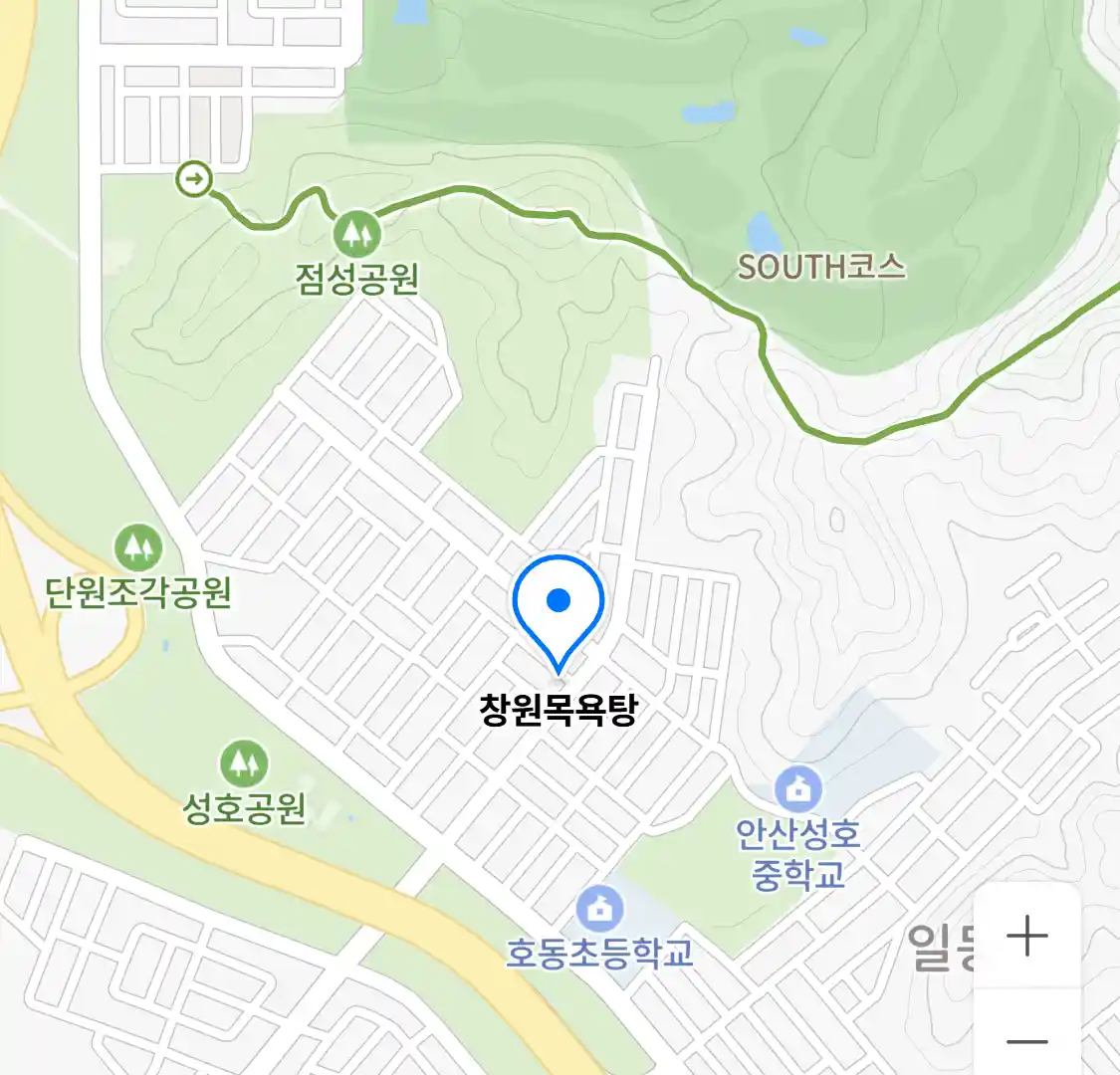 창원목욕탕 위치