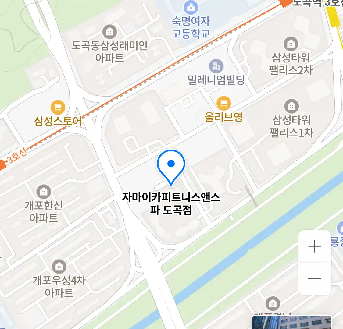 자마이카피트니스앤스파 도곡점 위치