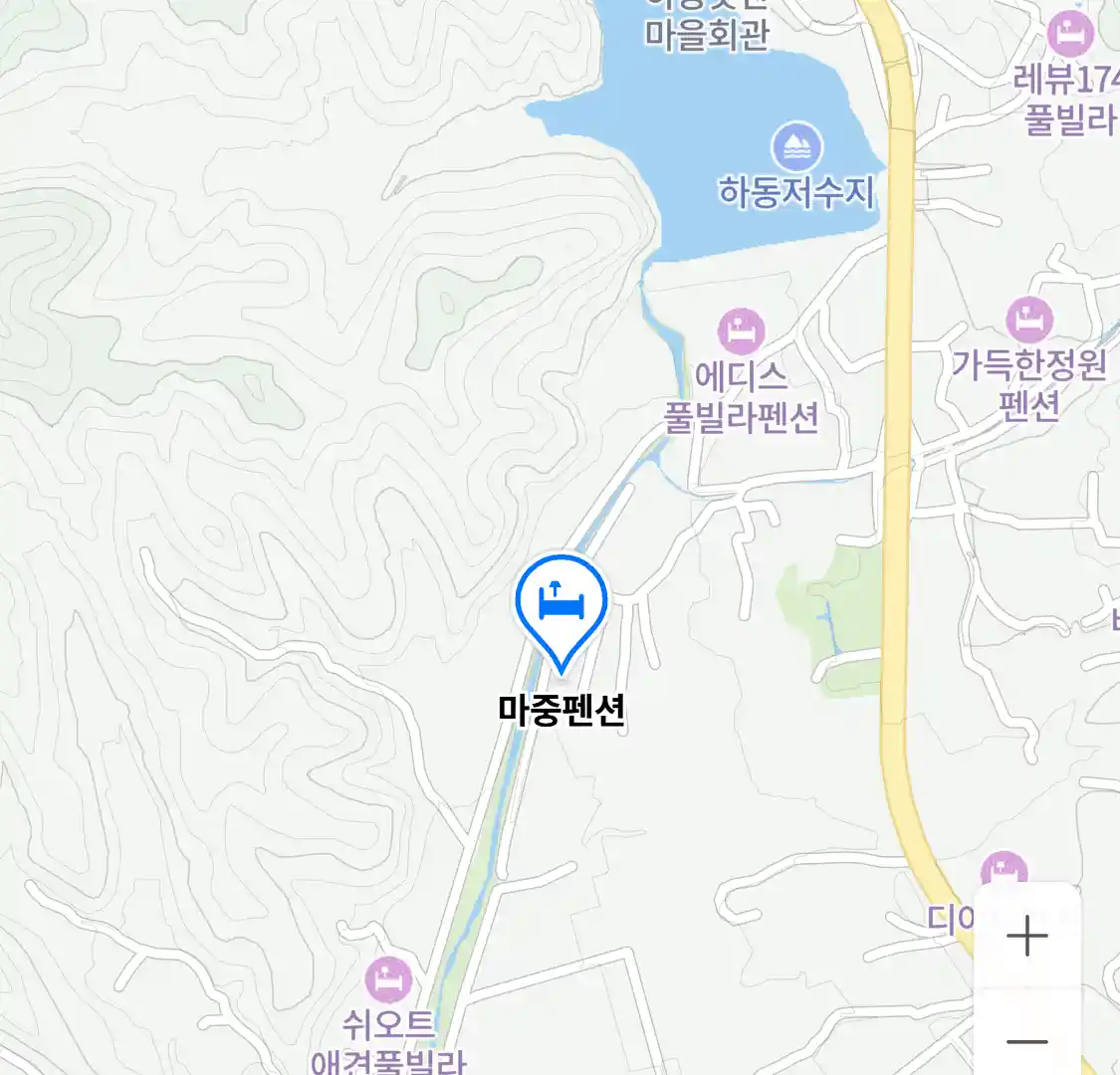 마중펜션 위치