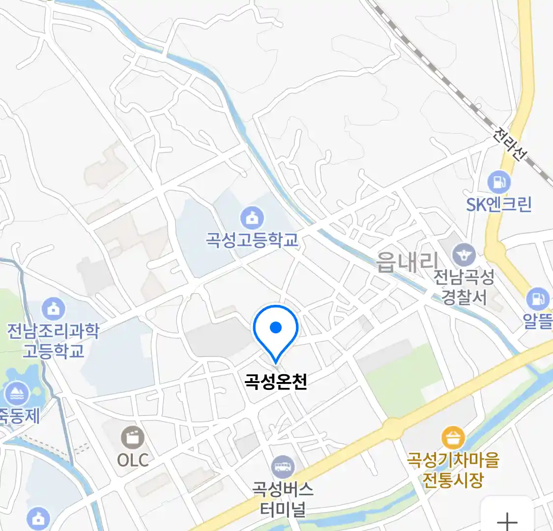 곡성온천 위치