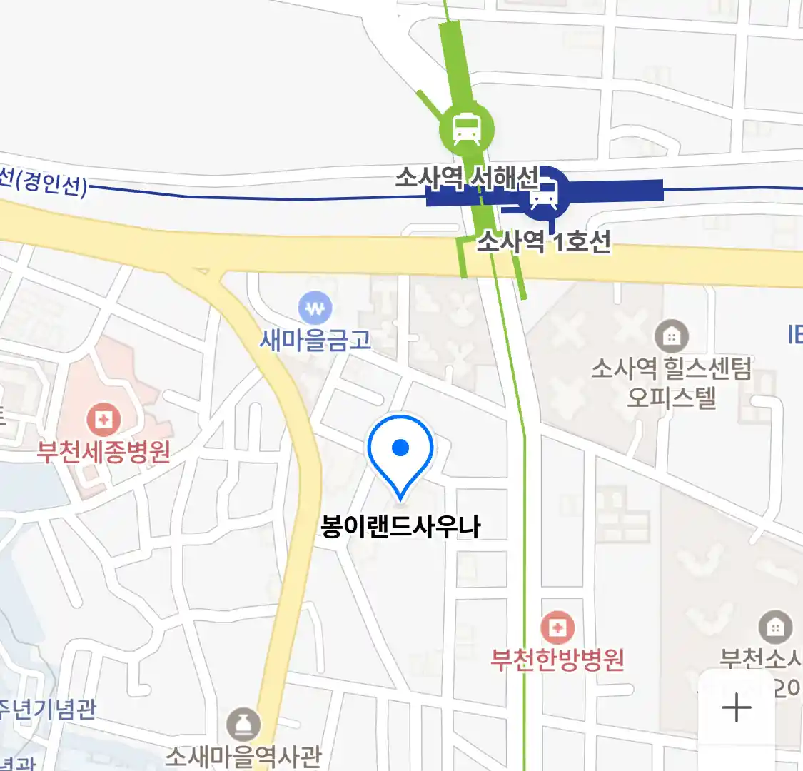 봉이랜드사우나 위치