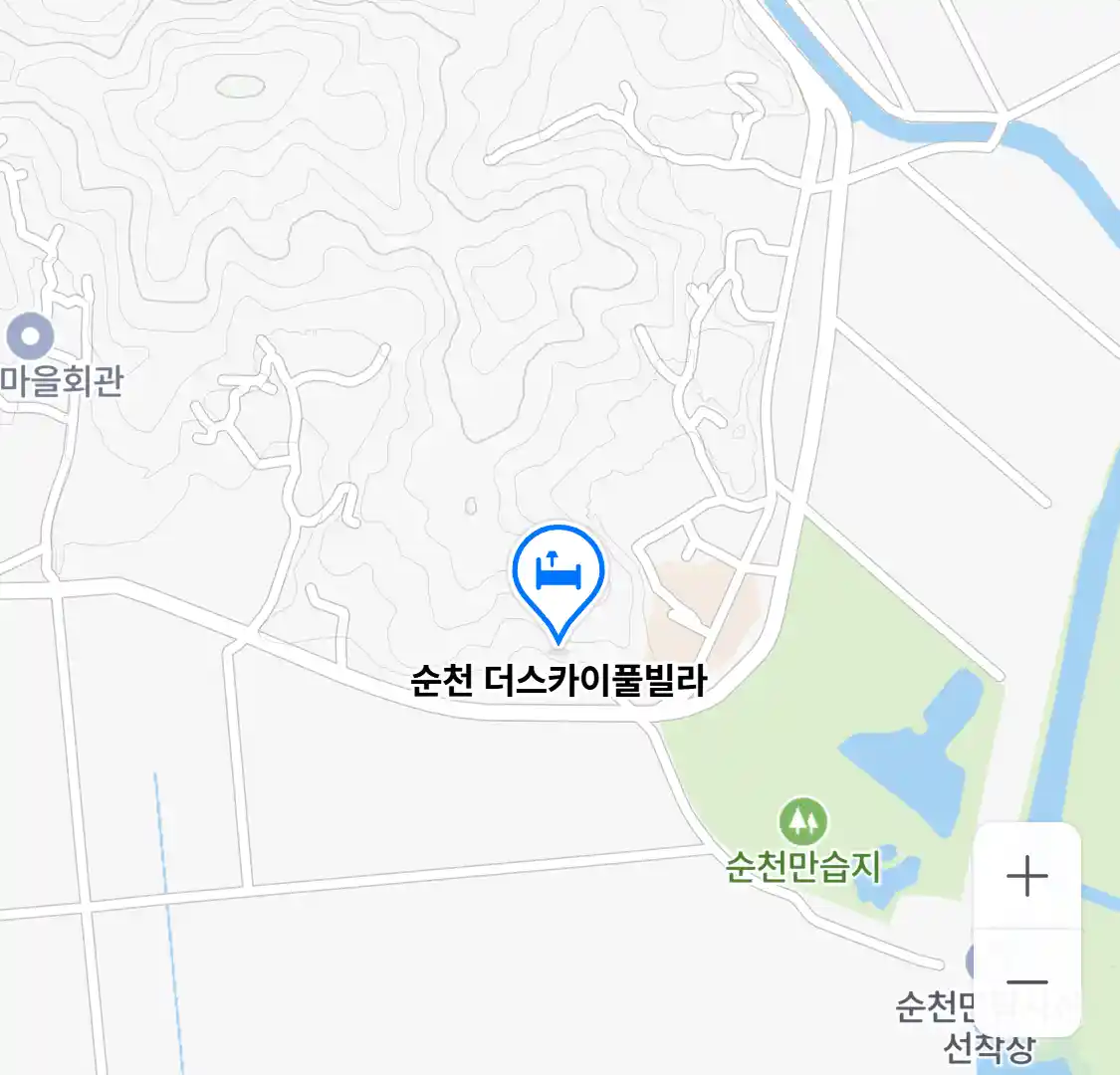 순천 더스카이풀빌라 위치