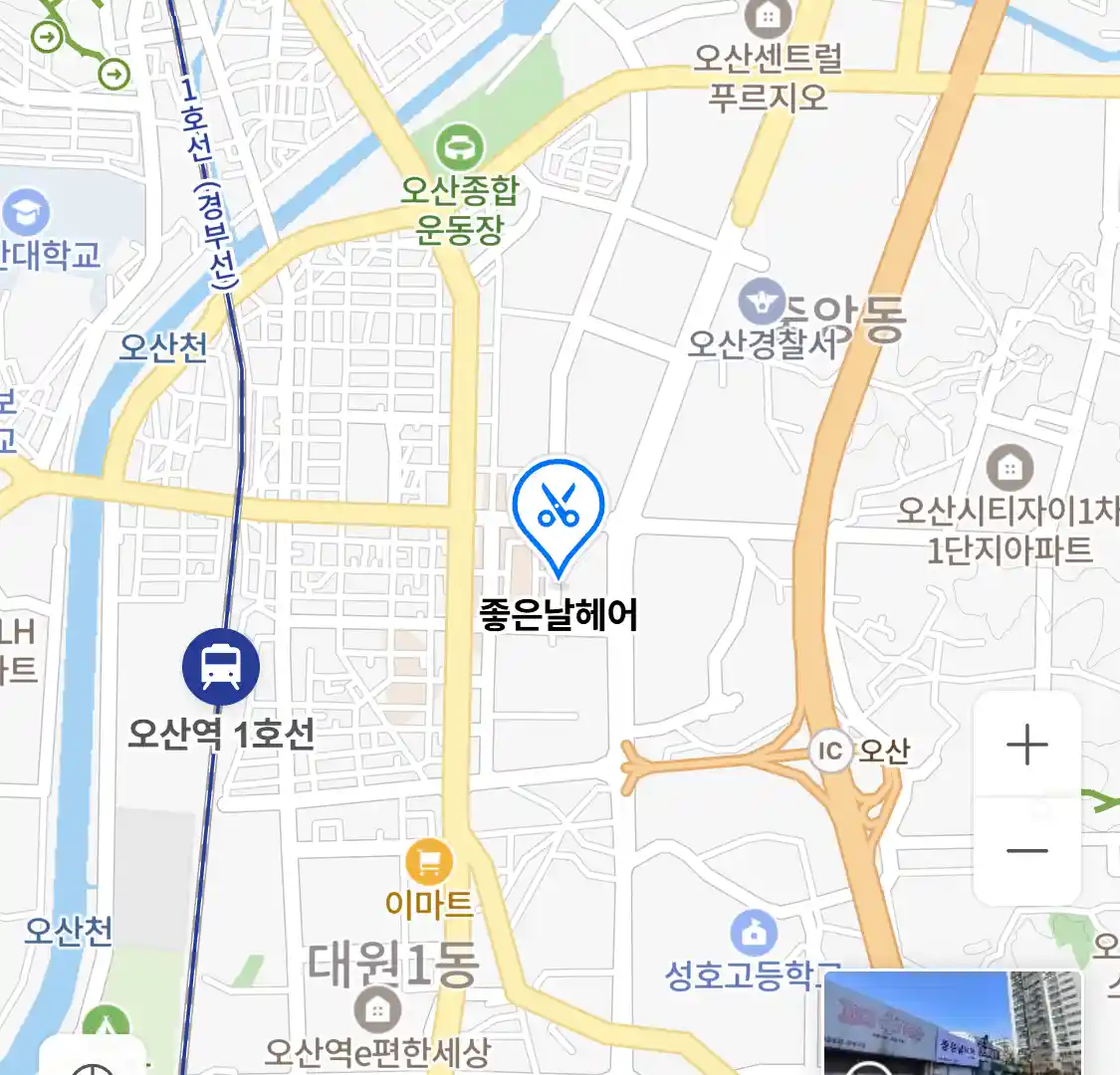 좋은날헤어 위치