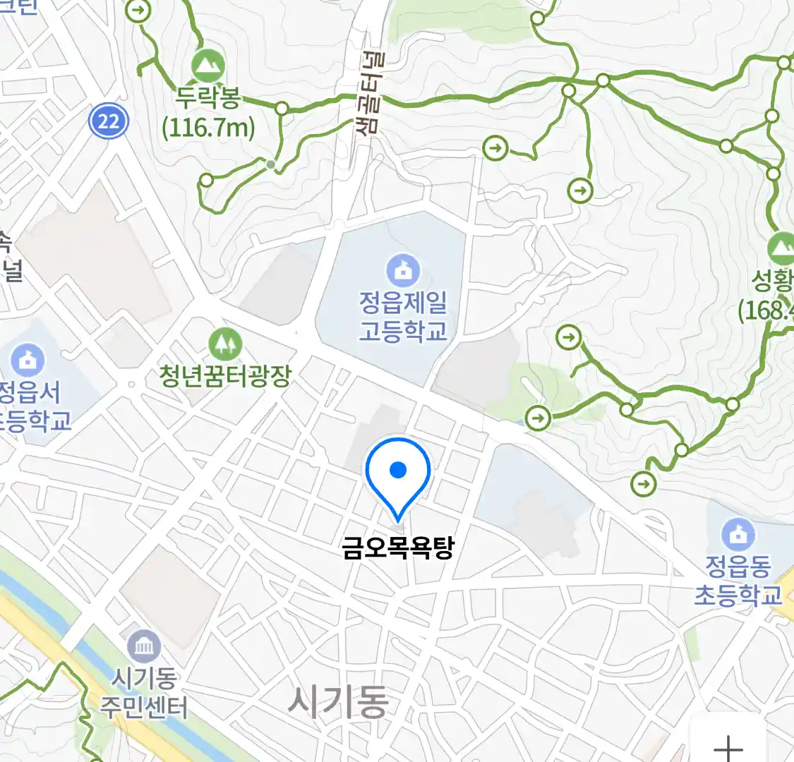 금오목욕탕 위치