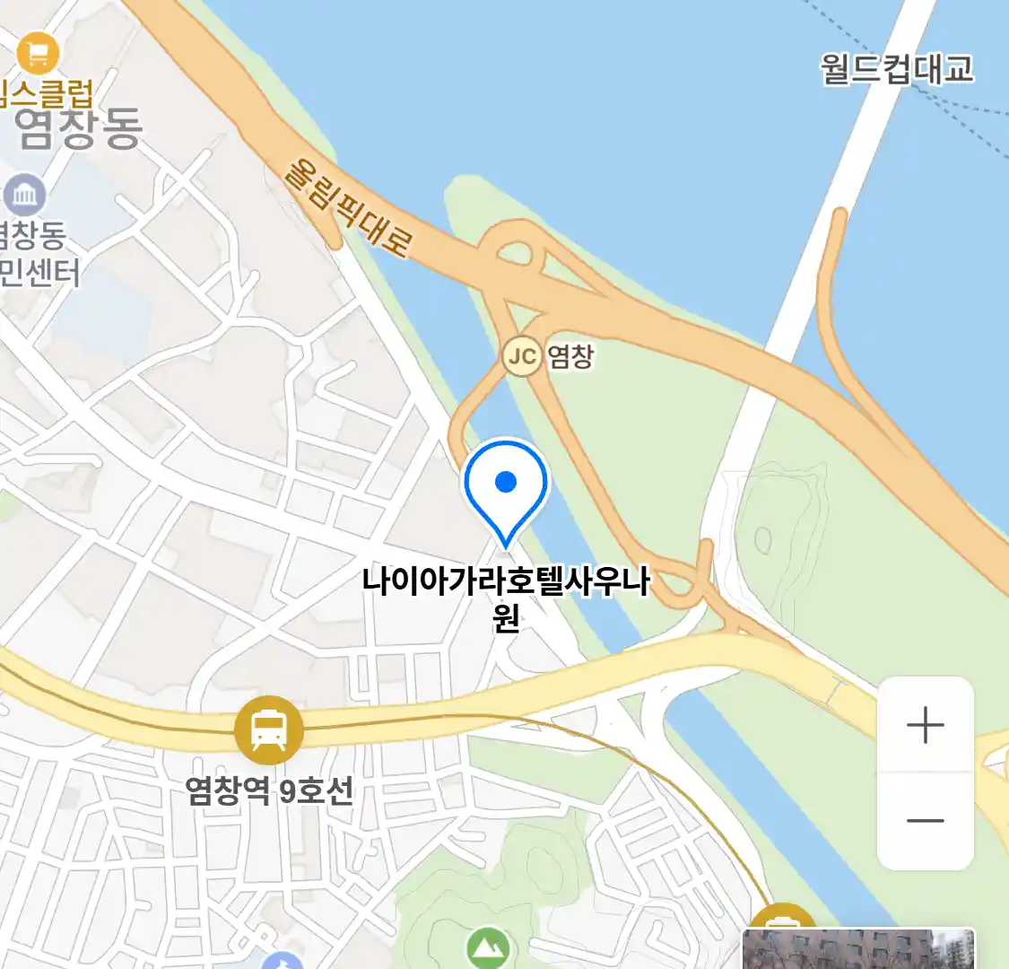 나이아가라호텔사우나원 위치