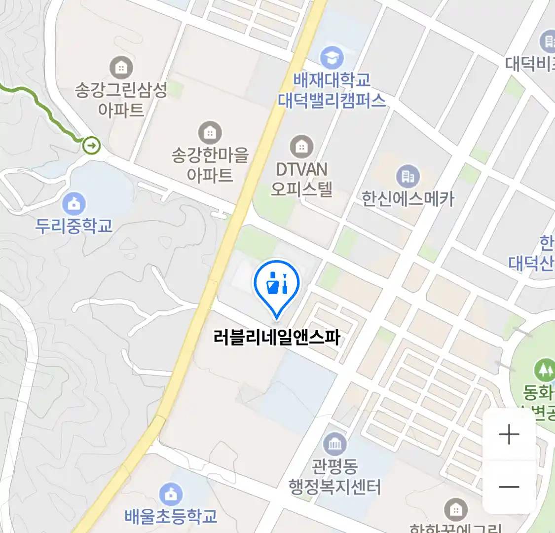 러블리네일앤스파 위치