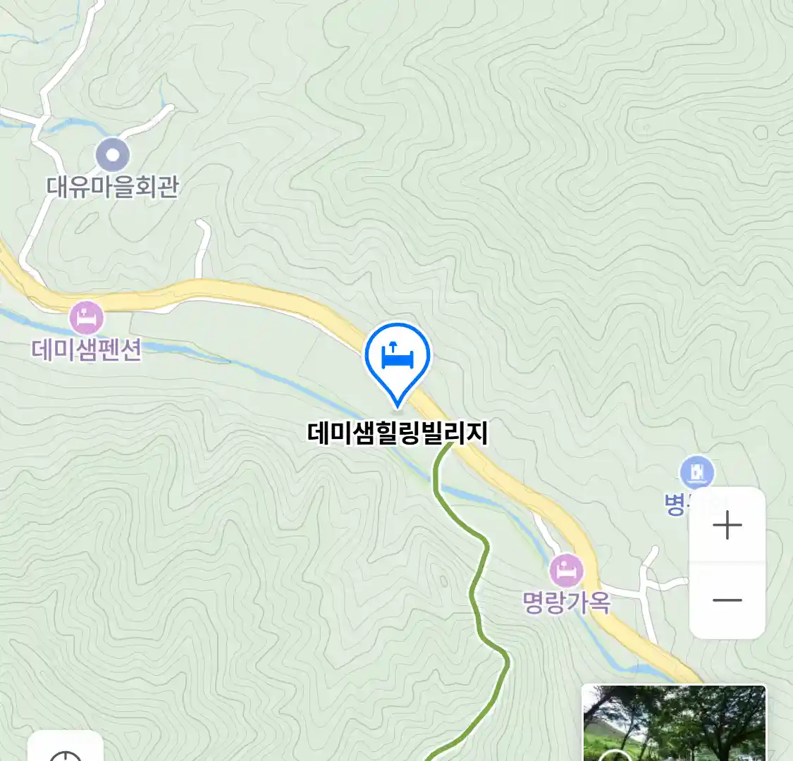 데미샘힐링빌리지 위치