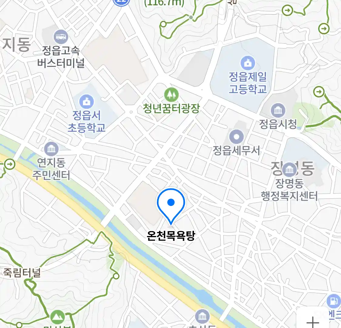 온천목욕탕 위치