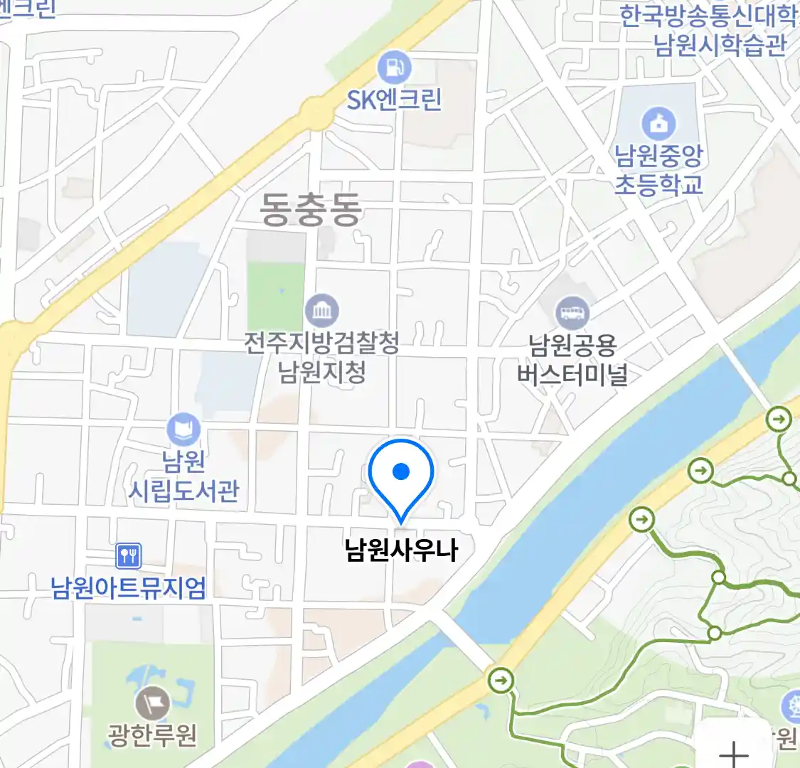 남원사우나 위치