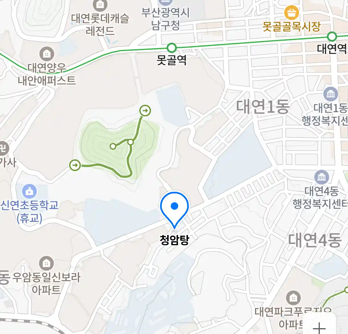 청암탕 위치